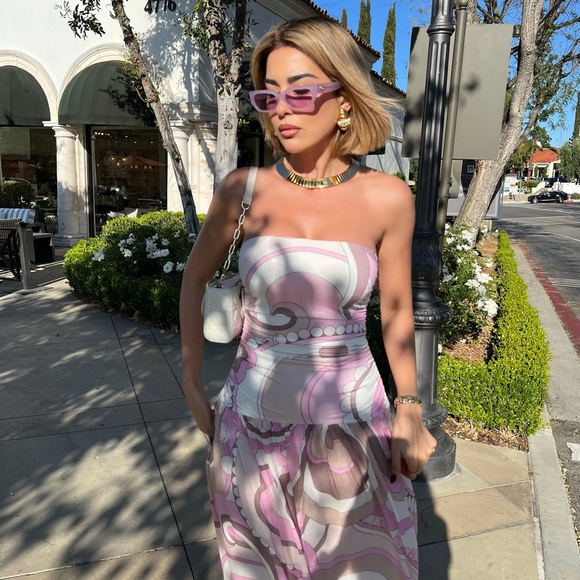 CIN CIN MODE' MAXI DRESS - ANTIBES - Picture 8 of 12